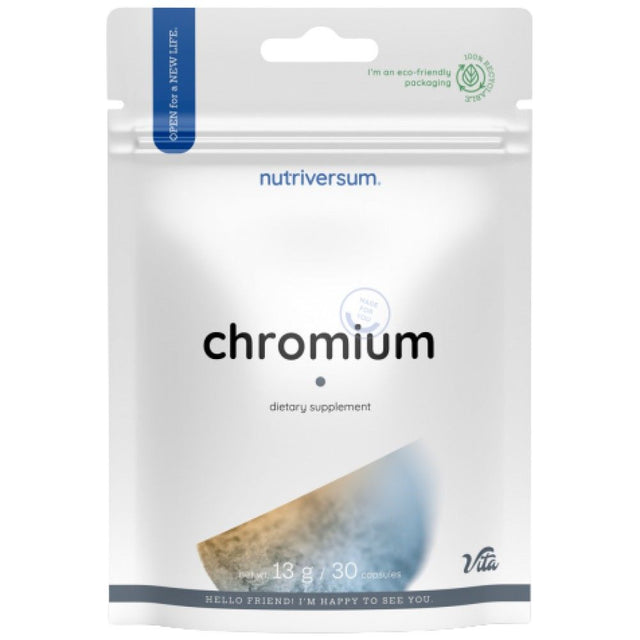 Chromium Tablet | 200 mcg Chromium Picolinate - 30 Tablets - Nutra Best Europe