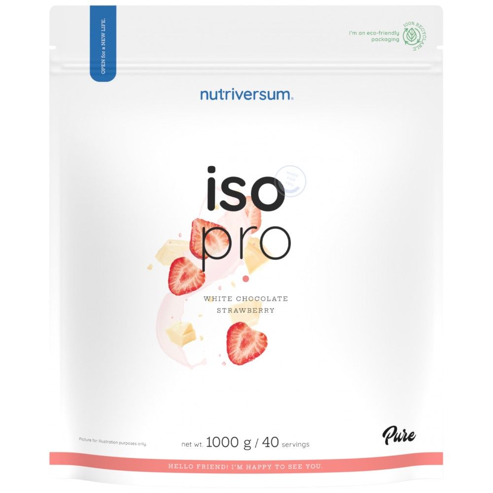 Iso Pro Pure Whey | Isolate with N-Zyme System - 1000 grams - Nutra Best Europe