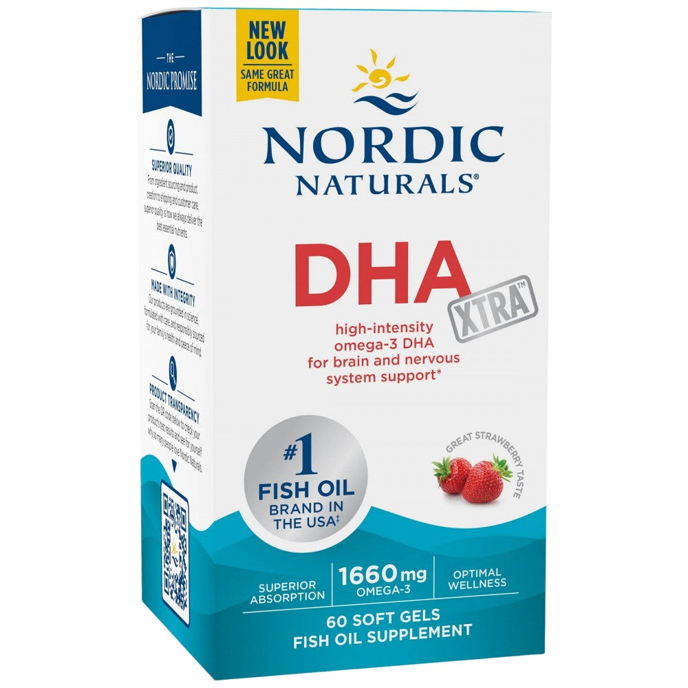 DHA Xtra 1660mg - 60 Gel capsules - Nutra Best Europe