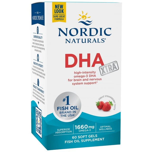 DHA Xtra 1660mg - 60 Gel capsules - Nutra Best Europe