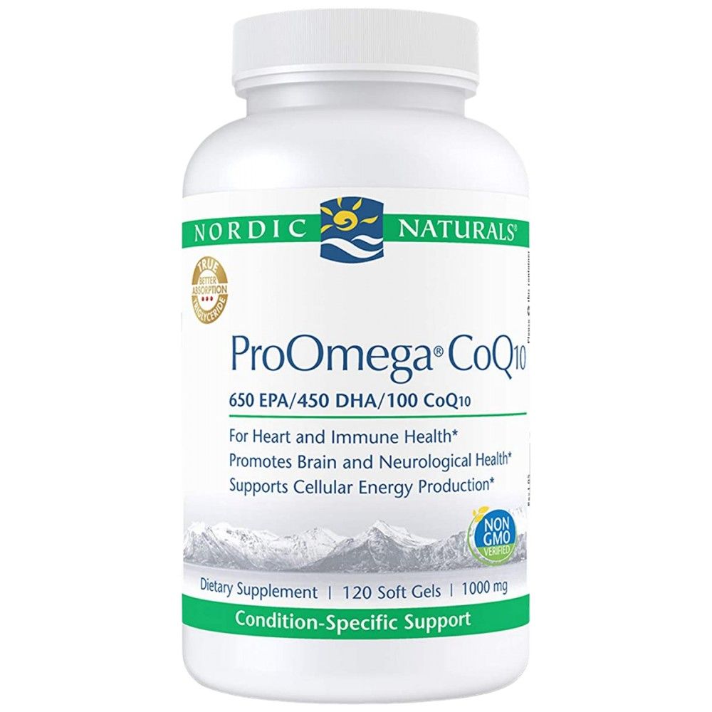 ProOmega CoQ10 - 120 Gel capsules - Nutra Best Europe