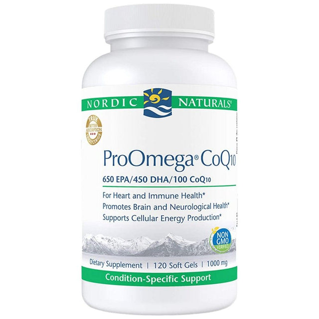 ProOmega CoQ10 - 120 Gel capsules - Nutra Best Europe