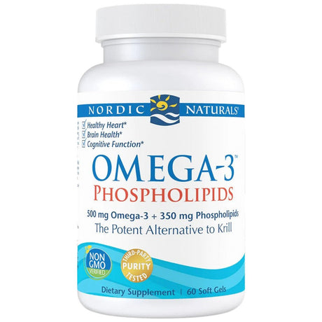 Omega-3 Phospholipids - 60 Gel capsules - Nutra Best Europe