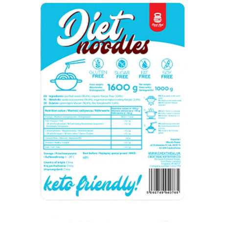 Diet Noodles / from Konjac - 1000 grams - Nutra Best Europe