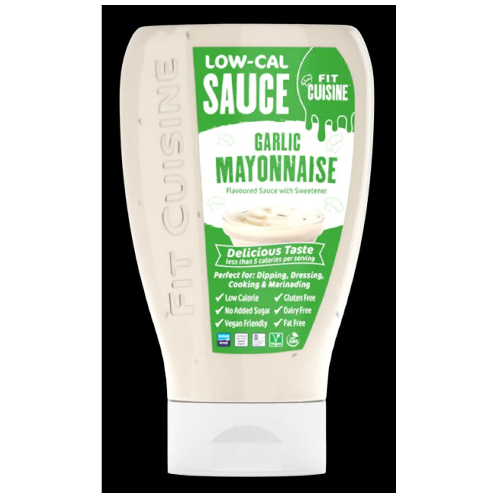 Fit Cuisine Low-Cal Sauce | Garlic & Mayonnaise - 425 ml - Nutra Best Europe