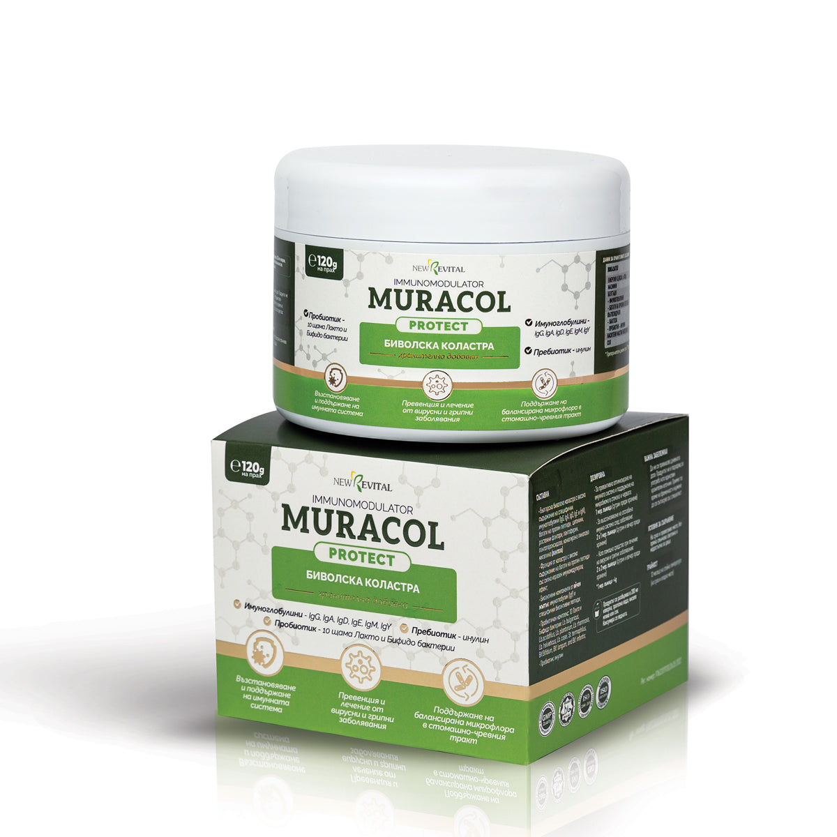 100% liposzómás bivaly kolosztrum 120 g <tc>Muracol</tc> Védelem | HALAL