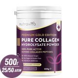 100% tisztaságú marha kollagén por 20000 mg Peptan® 500 g, (25/50 adag)