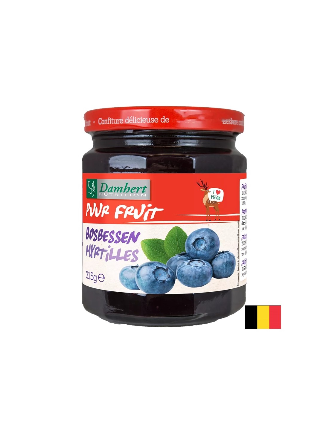 100% Áfonya lekvár (cukormentes), 315 g