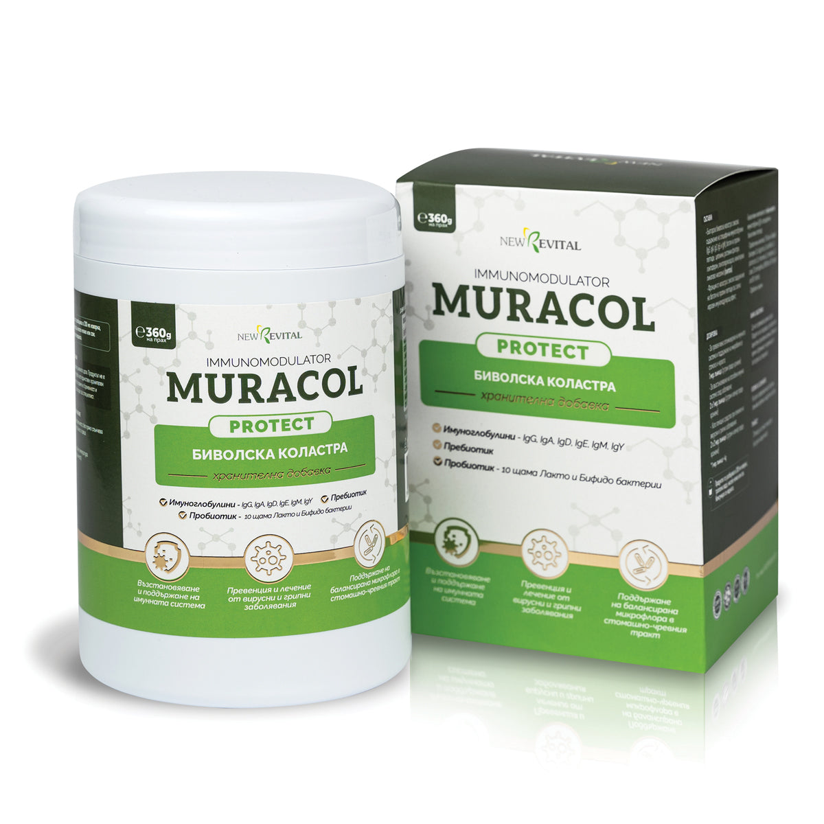 100% liposzómás bivaly kolosztrum 360 g <tc>Muracol</tc> Védelem | HALAL