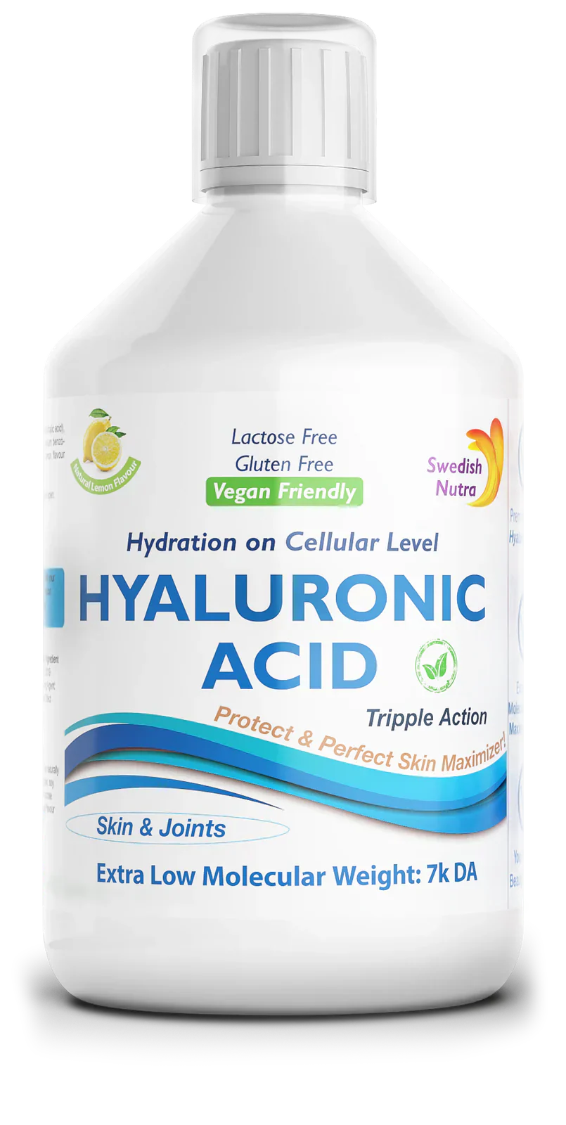 Folyékony hialuronsav 100 mg - sejtszintű táplálás - 500 ml
