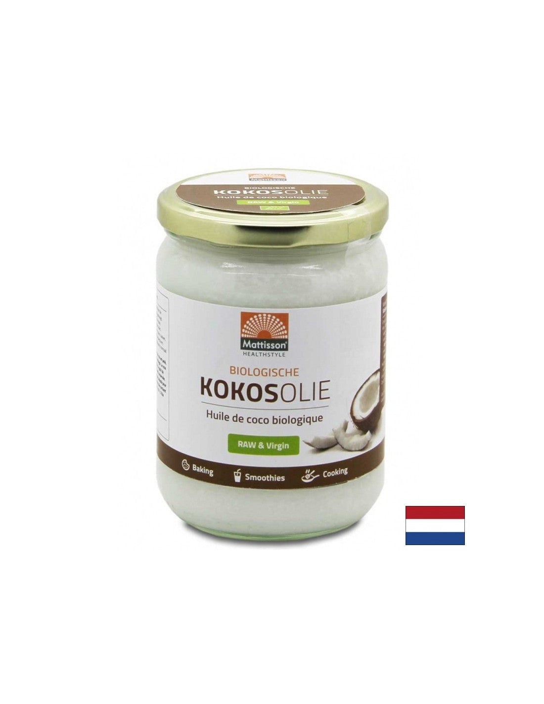 100% kókuszolaj (nyers, hidegen sajtolt) Bio, 500 ml