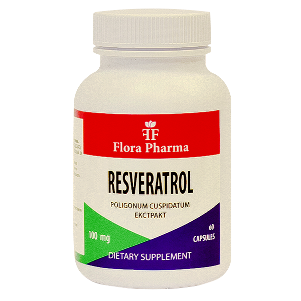 RESVERATROL 100 mg /60 kapszula, 60 adag/ FLORA PHARMA