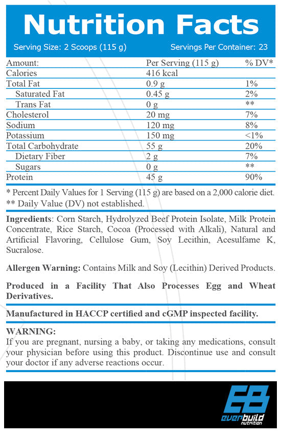 100% Beef Gainer - 2,720 KG