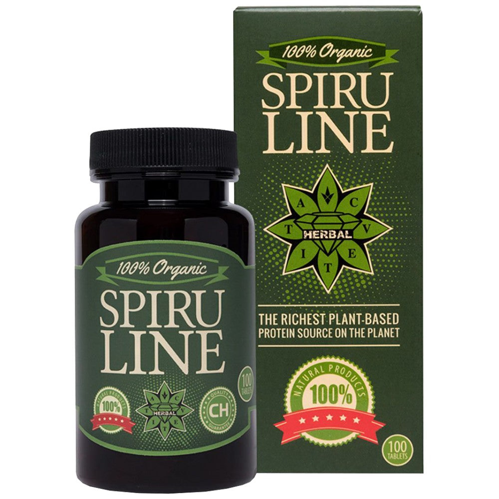 100% bio Spirulina - 100 tabletta