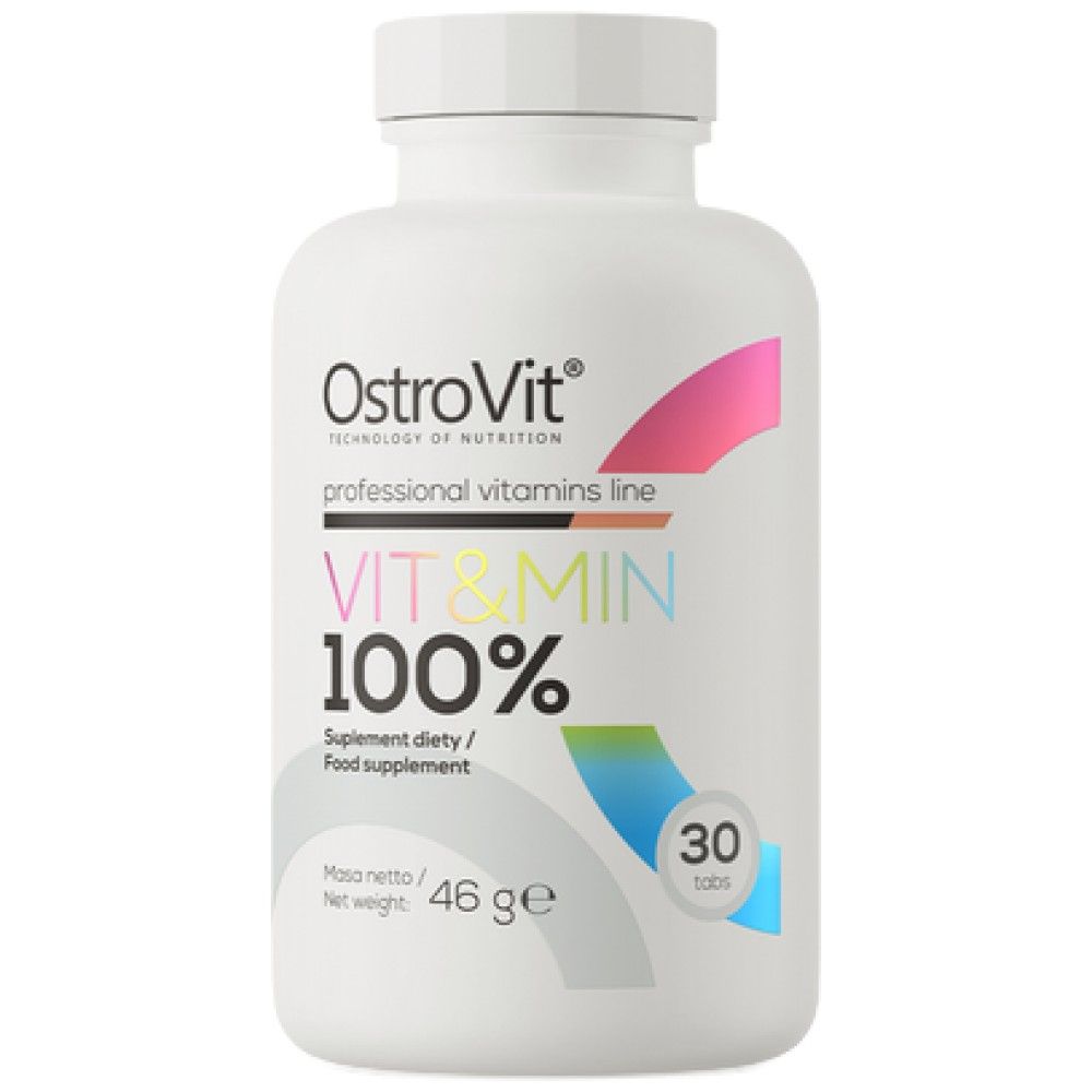 100% vitamin&Min. - 30 tabletta