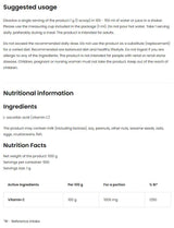 100% C-vitamin por - 500 gramm