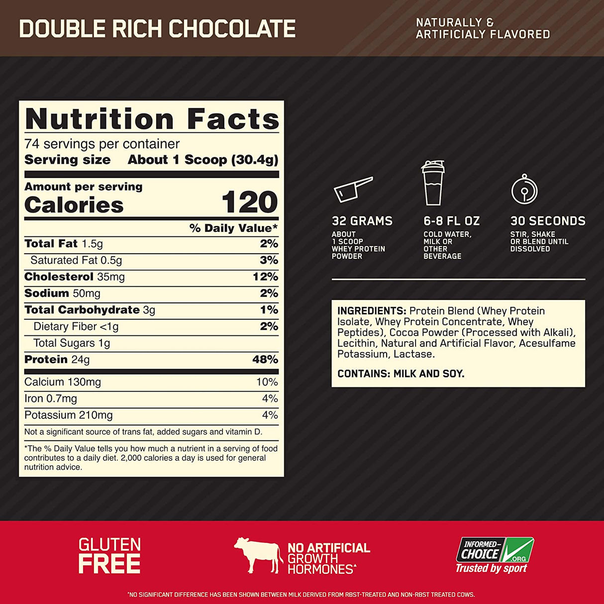 100% Whey Gold Standard - 2,272 kg