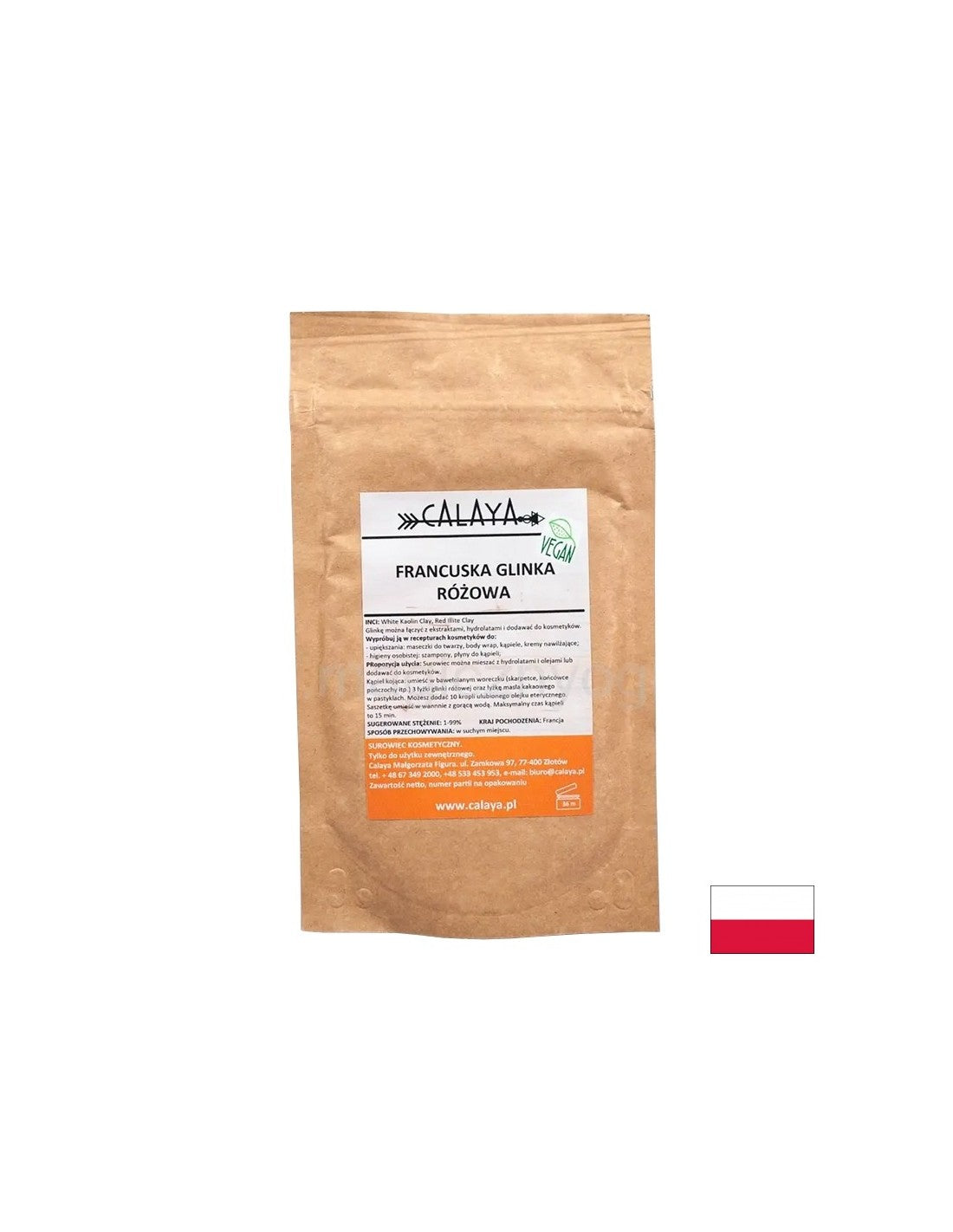 Francia rózsaszín agyag, 100 g