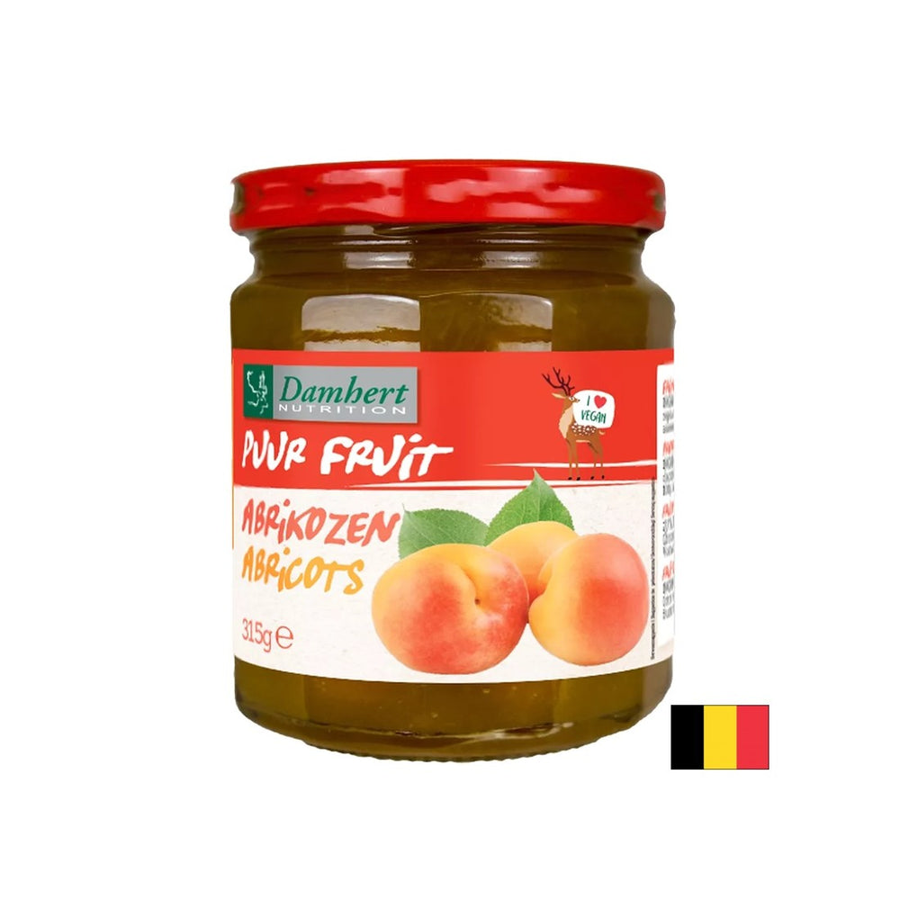 100% Apricot Jam (sugar free), 315 g - Nutra Best Europe