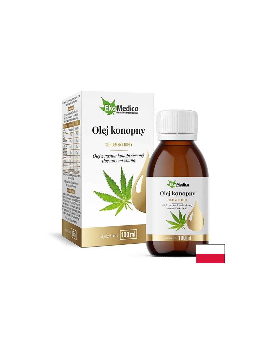 Haj és bőr, hormonális egyensúly - Kendermag olaj + E-vitamin, 100 ml EkaMedica