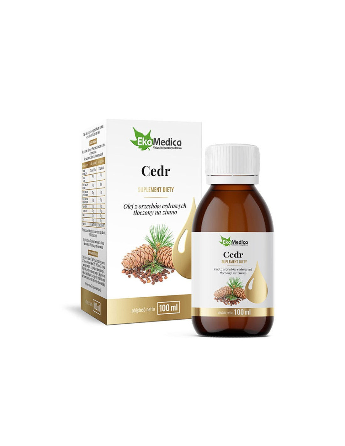 Hidegen sajtolt fenyőmag olaj, 100 ml