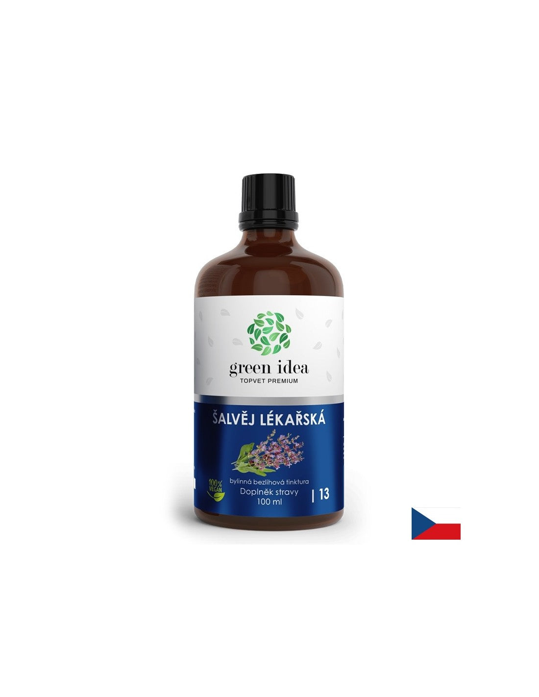 Nem kívánt izzadás és menopauza ellen - Salvia (zsálya), tinktúra (alkoholmentes), 100 ml