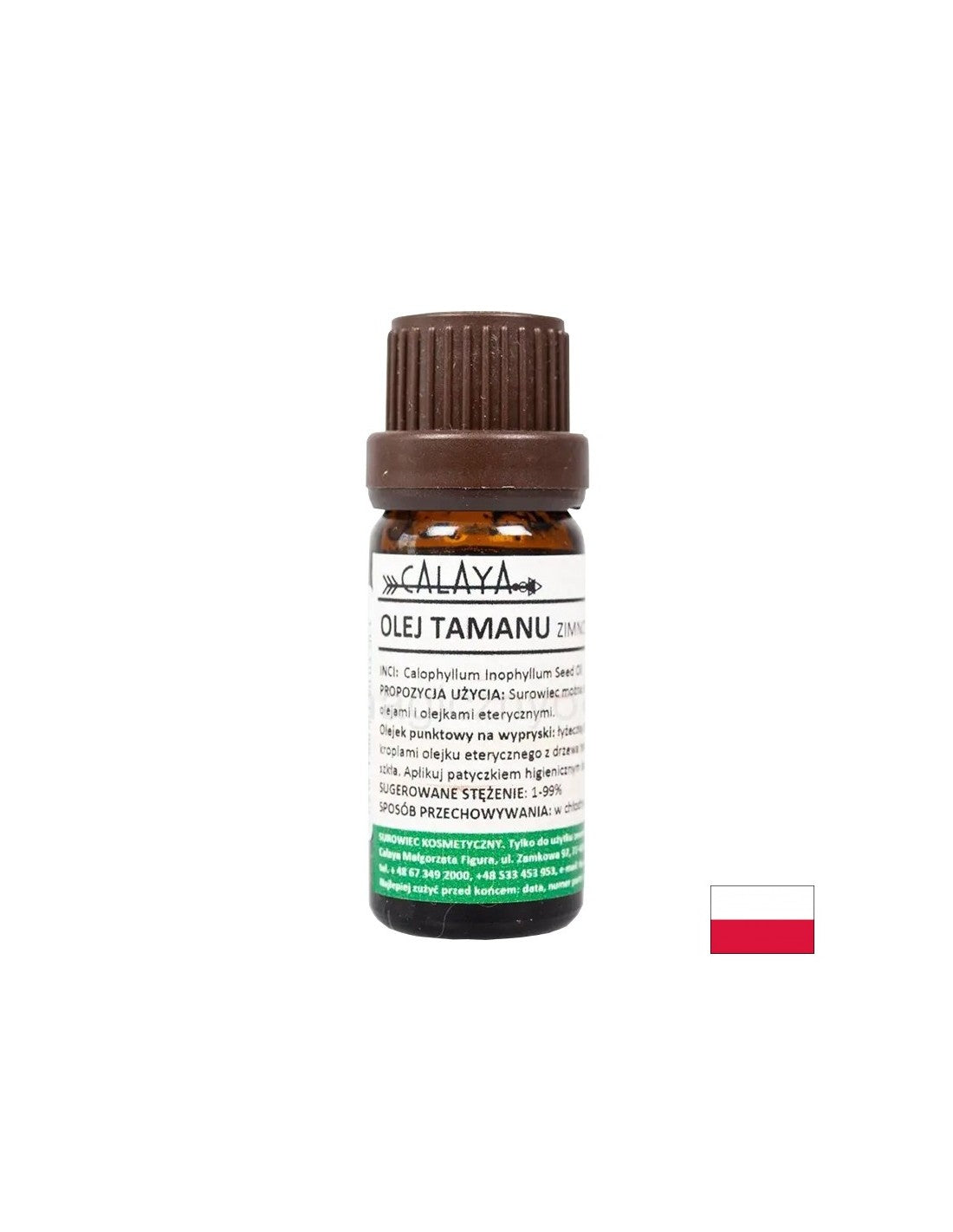 Hidegen sajtolt tamanu olaj, 100 ml