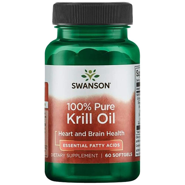 100% Pure Krill Oil 500 mg - 60 Softgels - Nutra Best Europe