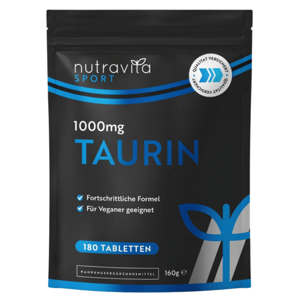 Taurine 1000 mg /180 tablets, 90 days/ - Nutra Best Europe