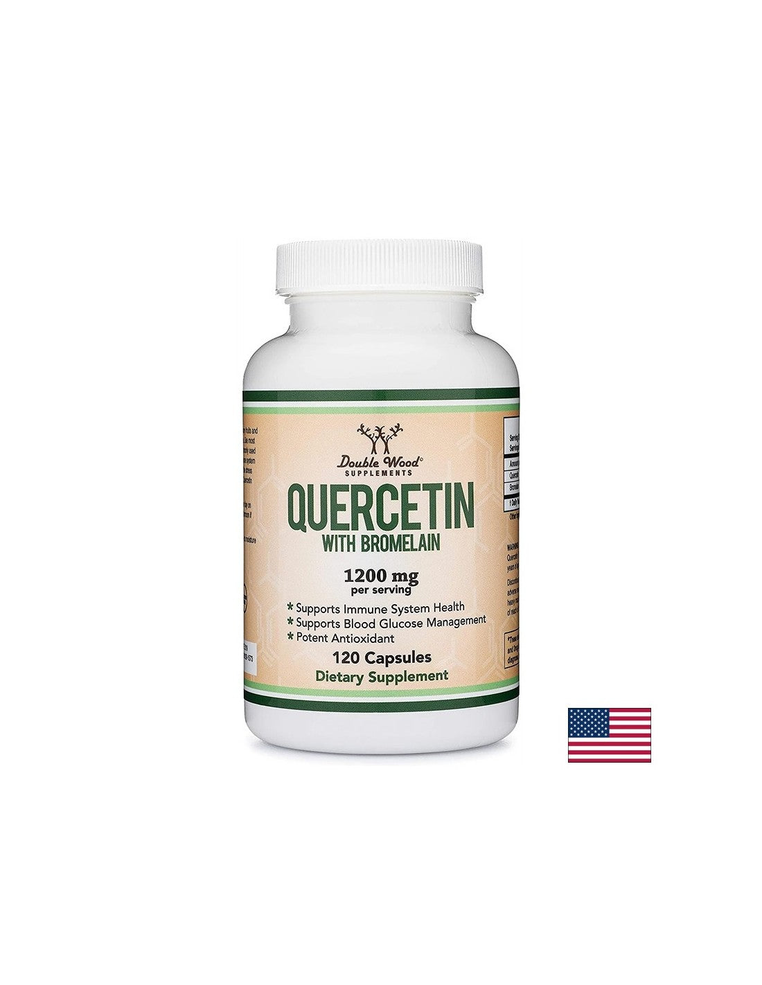 Immunitás - Quercetin 1000mg + Bromelain 200mg, 120 kapszula <tc>Double Wood</tc>