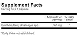 Hawthorn 565 mg - 250 capsules - Nutra Best Europe