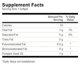 Pumpkin Seed Oil 1000 mg - 100 Gel capsules - Nutra Best Europe