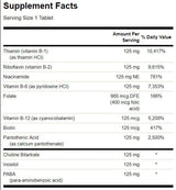 Vitamin B-125 Complex / 100 Tabs. - 0 - Nutra Best Europe