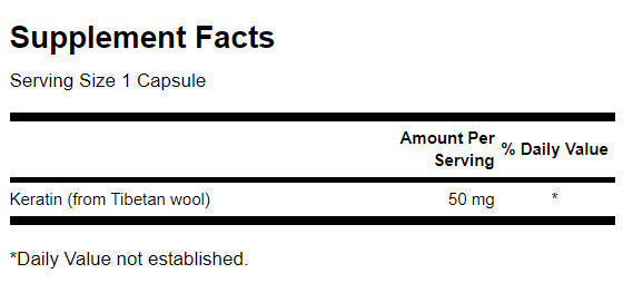 Keratin - 60 capsules - Nutra Best Europe