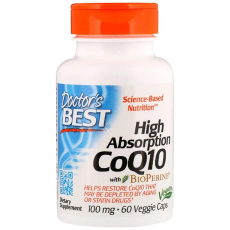 BEST CoQ10 with Bioperine 100 mg - 60 capsules - Nutra Best Europe