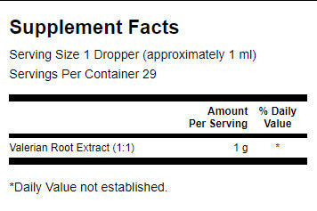 Valerian Root Liquid Extract (Alcohol and Sugar-Free) - 29.6 ml - Nutra Best Europe