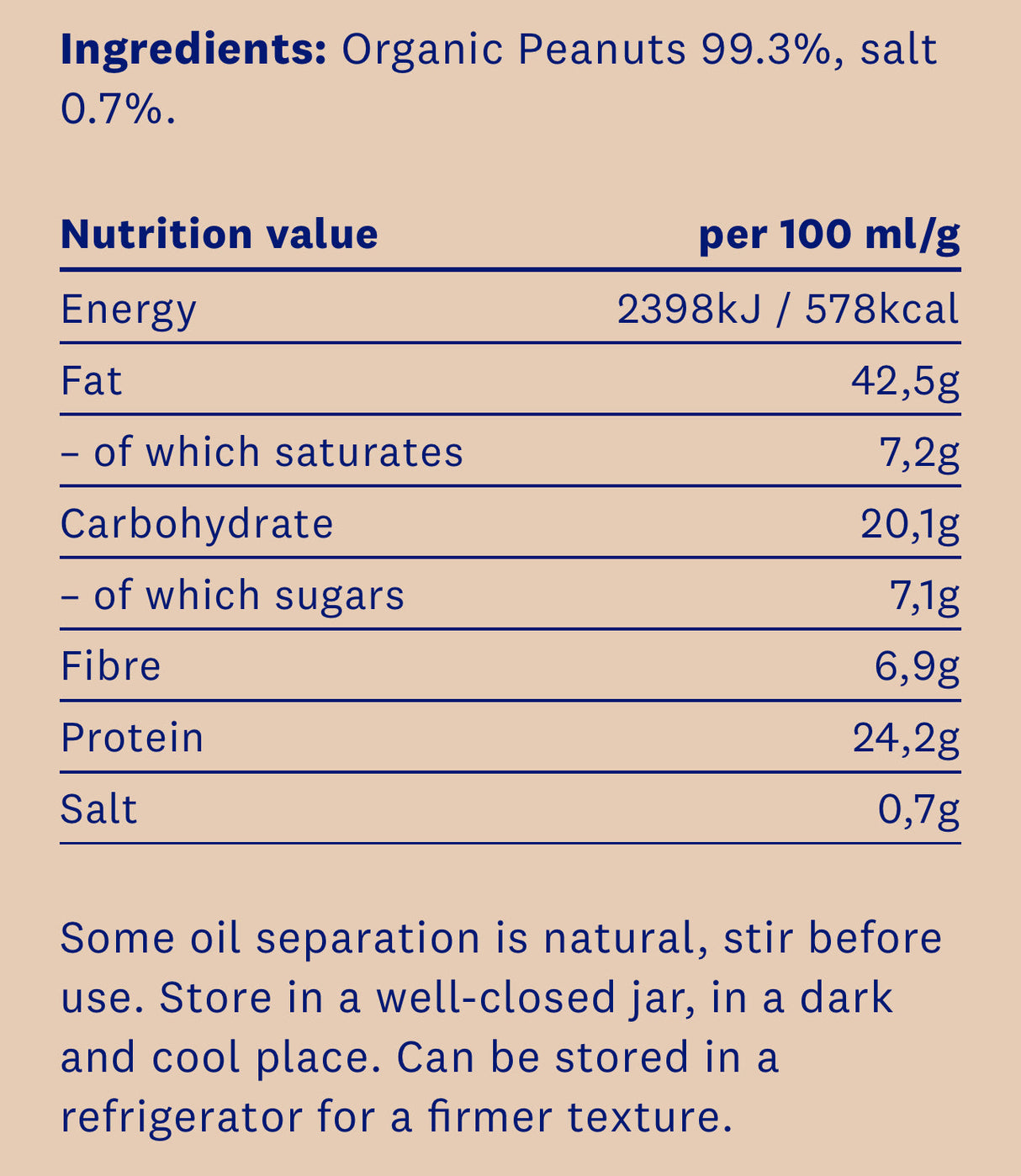 ECO peanut butter crunchy 350g (100% BIO) - Nutra Best Europe