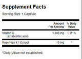 Vitamin C with Rose Hips 1000 mg - 250 capsules - Nutra Best Europe