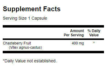 Chasteberry Fruit 400mg. / 120 Caps - 0 - Nutra Best Europe