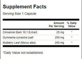 Cinnamon Gymnema Mulberry Complex 525 mg - 120 capsules - Nutra Best Europe