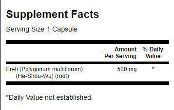 Fo-Ti 500 mg - 60 capsules - Nutra Best Europe
