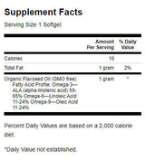 Flaxseed Oil 1000 mg - 100 Gel Capsules - Nutra Best Europe