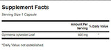 Gymnema Sylvestre Leaf 400 mg - 100 capsules - Nutra Best Europe
