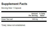 Green Tea 500 mg - 30 capsules - Nutra Best Europe