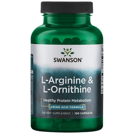 Arginine and Ornithine 100 capsules - Nutra Best Europe