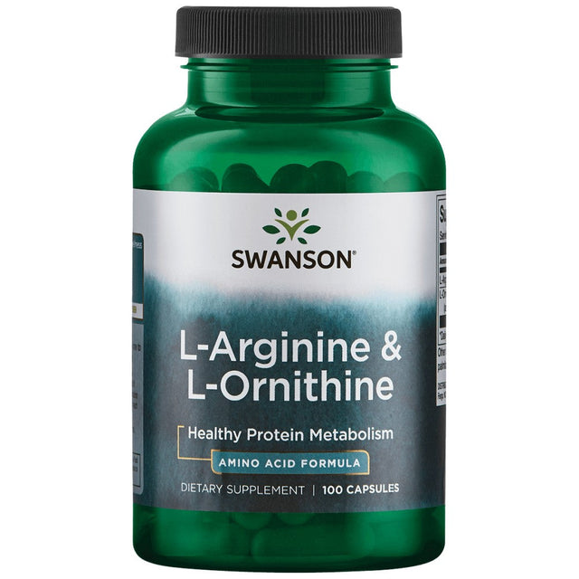 Arginine and Ornithine 100 capsules - Nutra Best Europe