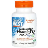 BEST Natural Vitamin K2 MK-7 45 mcg - 60 capsules - Nutra Best Europe