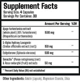 Nattyquad | Natural Muscle Building Stack - 120 capsules - Nutra Best Europe