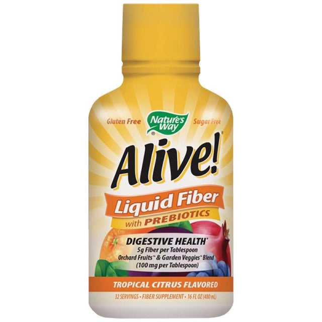 Alive! Liquid Fiber and Prebiotics - 480 ml - Nutra Best Europe