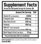 King Test | Extreme Testosterone Booster - 300 capsules - Nutra Best Europe